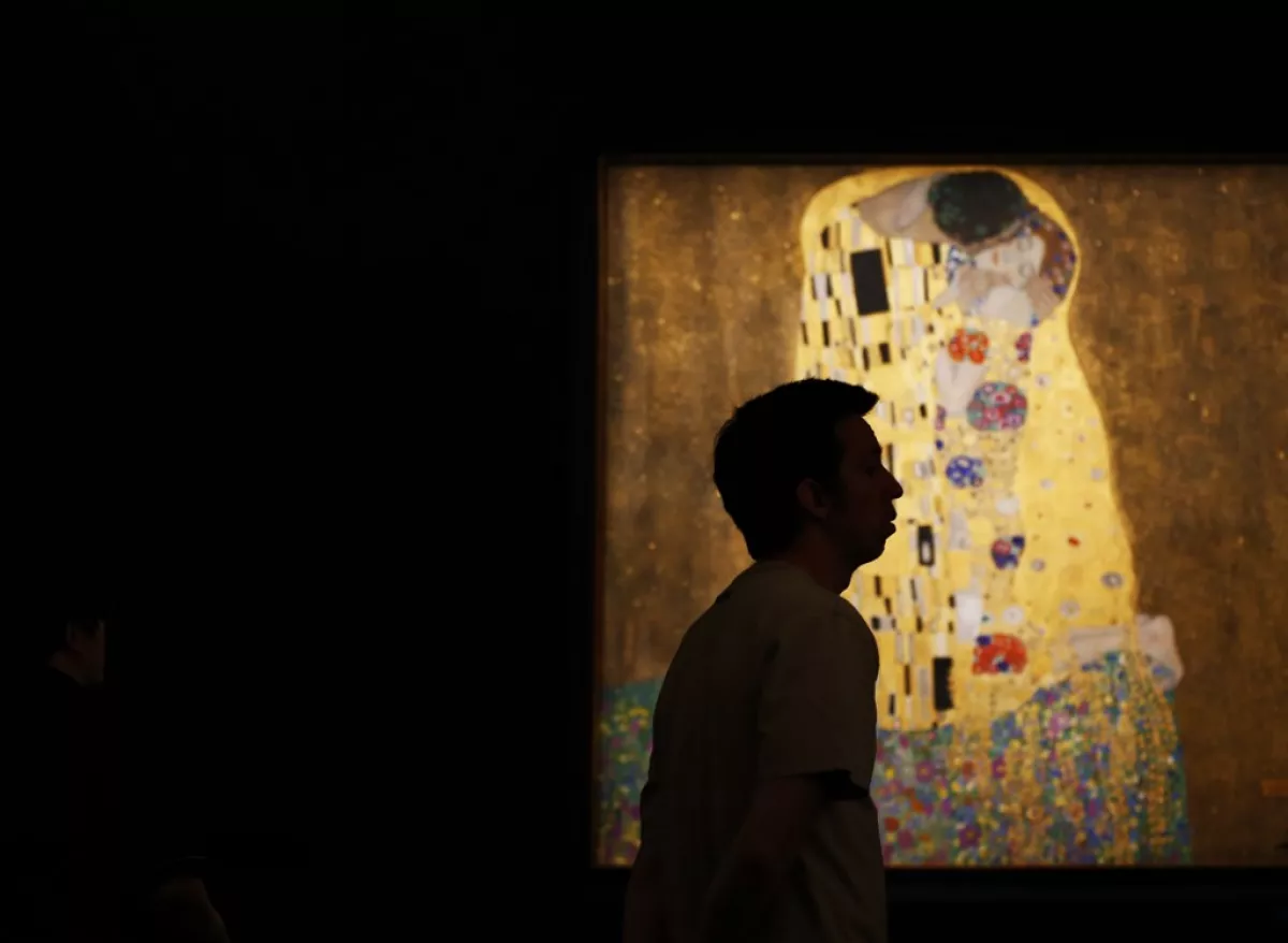 El beso, Gustav Klimt