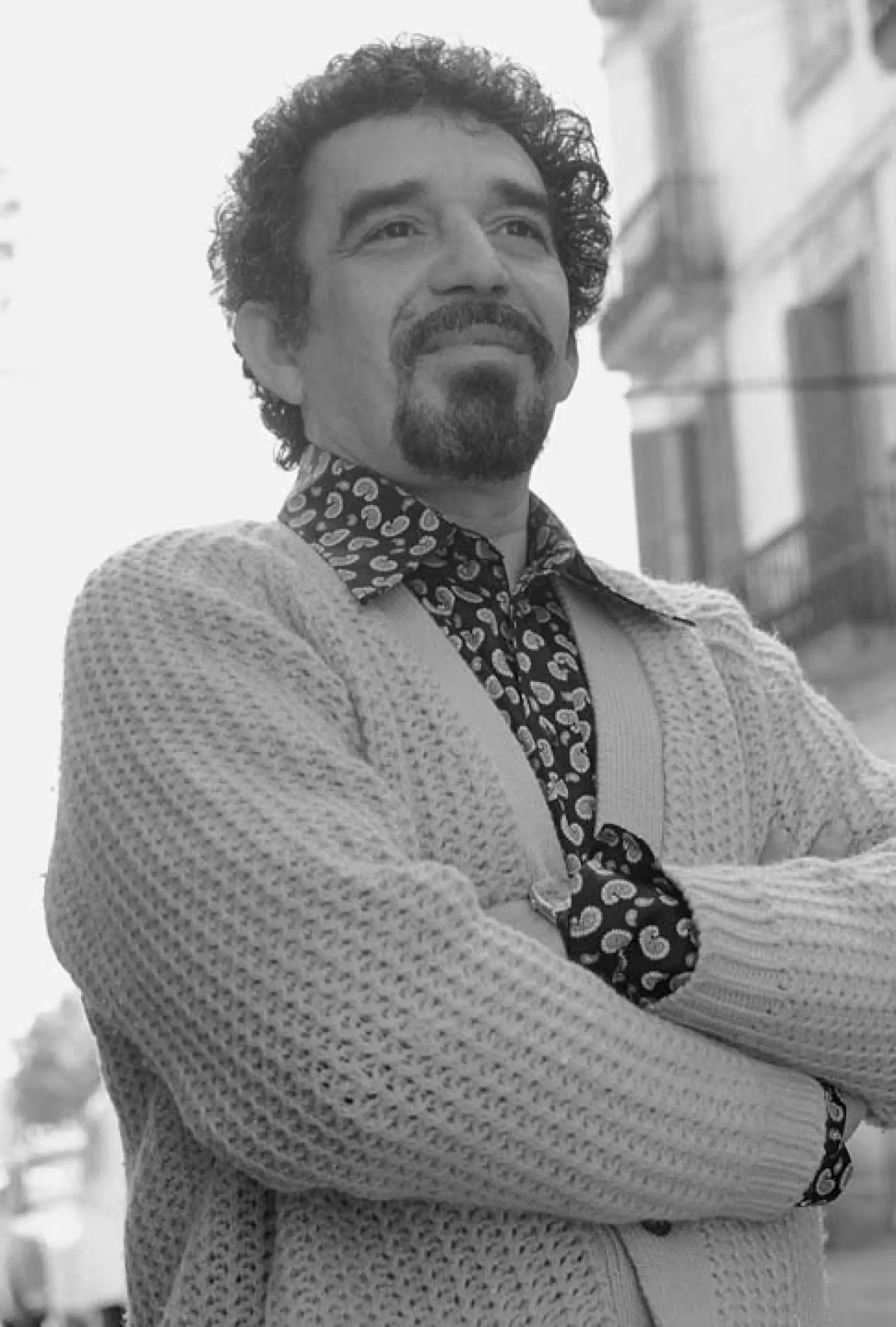 Algo que caracteriza a García Márquez es su espíritu revolucionario y liberal, por ello sus relatos tienen tintes políticos y sociales. Aquí en 1972 a la edad de 44 años.
