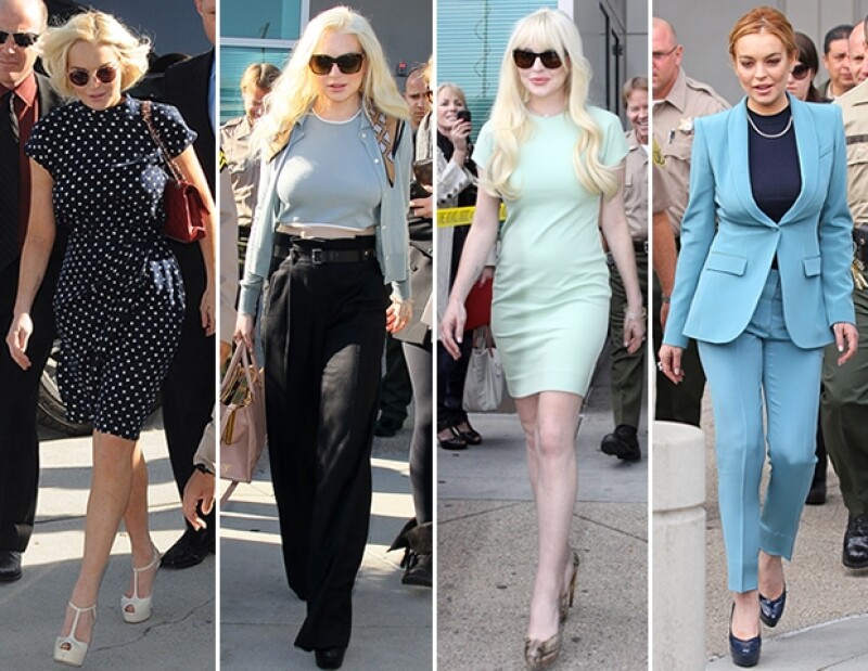 De vez en cuando los outfits de Lindsay son demasiado teatrales y sobre producidos, lo que les resta sobriedad.