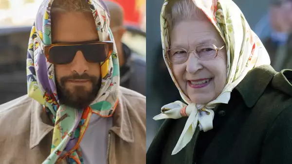 Maluma y Reina Isabel con look de abuelita