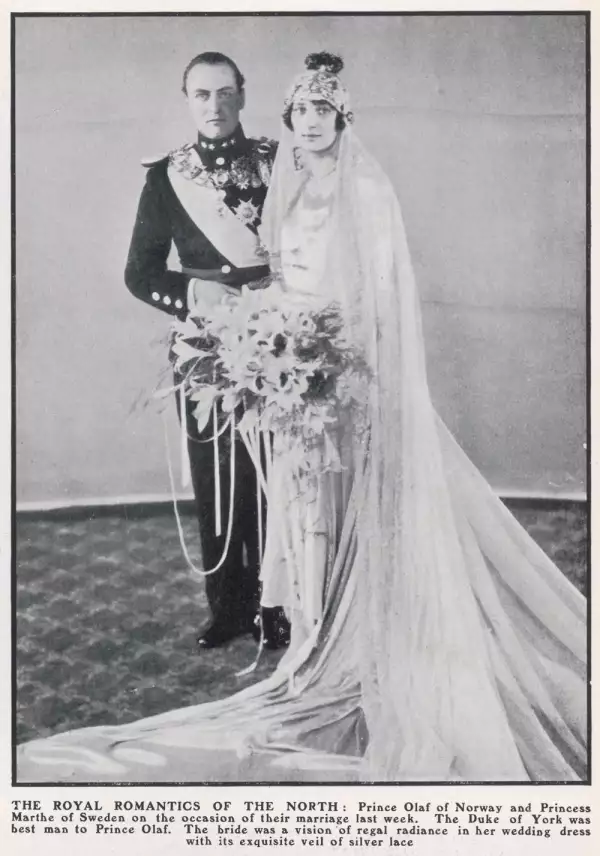 Príncipe Olaf de Noruega y la princesa Marta