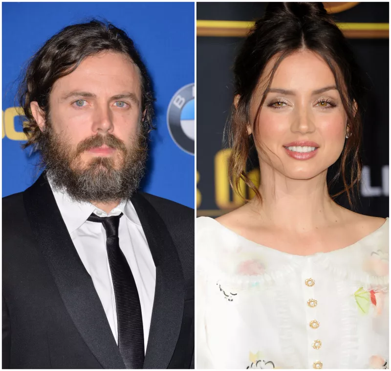 Casey Affleck y Ana de Armas.