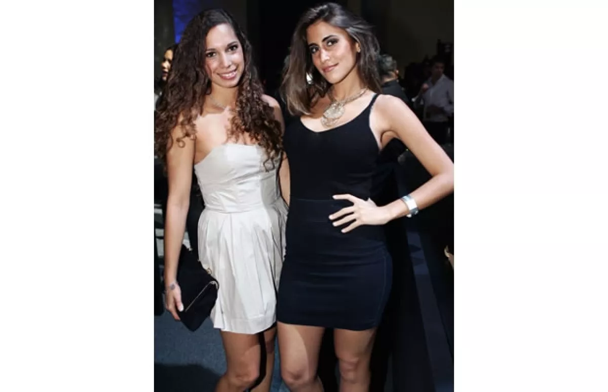 Aline Heydenreich y Sofía Rivera Torres en la presentación de PlayBook de BlackBerry.