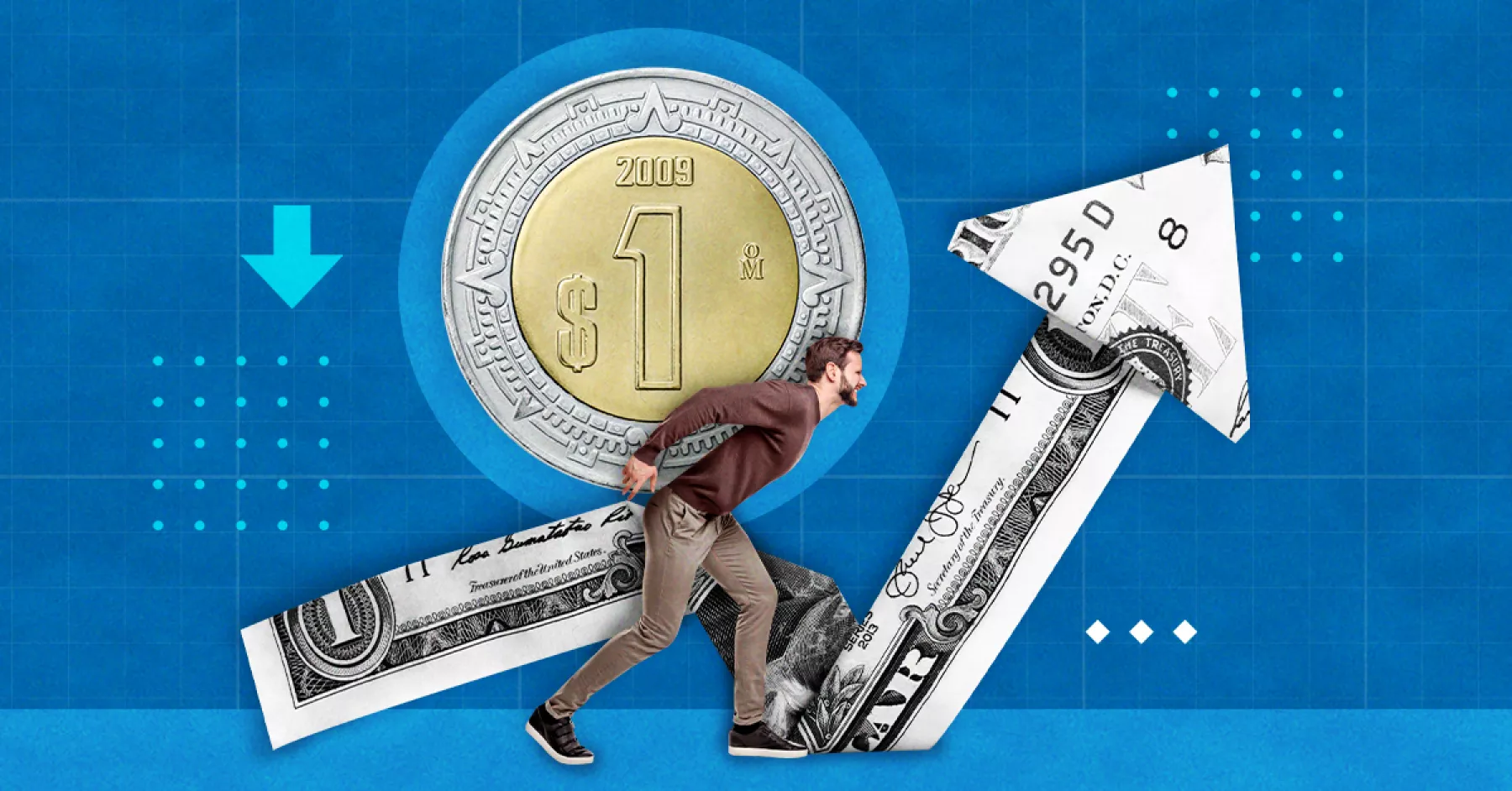 El peso retrocede tras sorpresiva creación de empleos en Estados Unidos