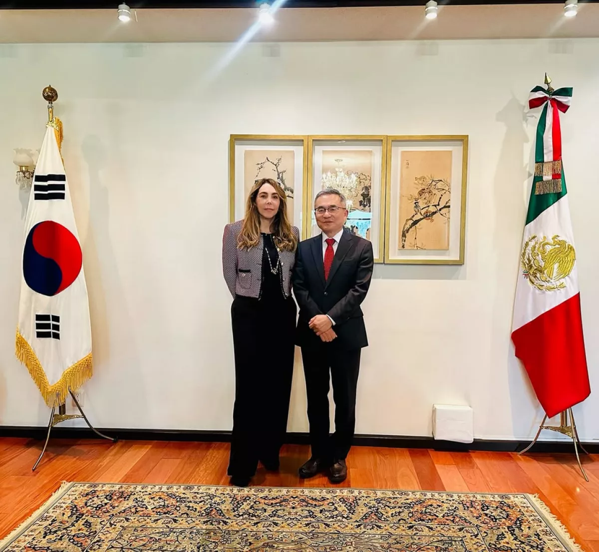 Huh Tae-wan y Belinda Schüll