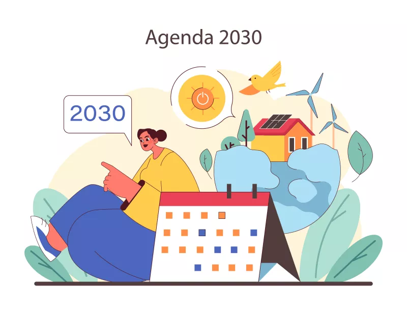 La agenda 2030, una lista de 17 objetivos para un mundo más inclusivo, diverso y sustentable.
