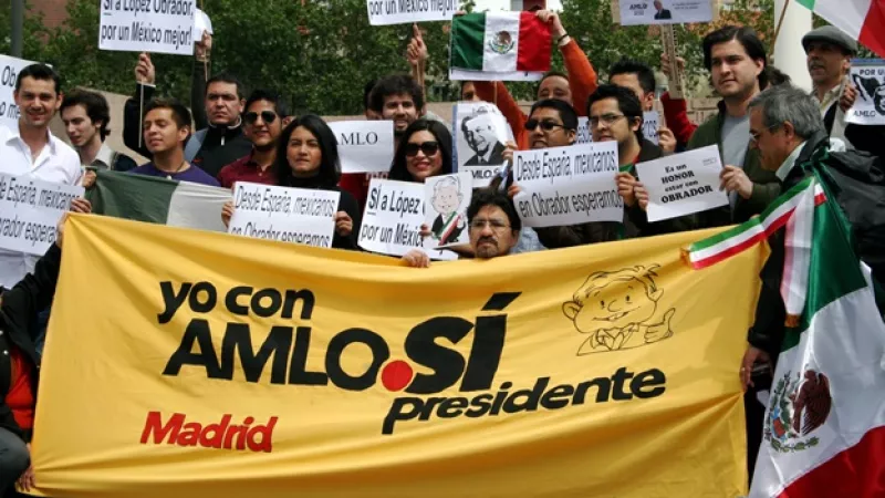 Marcha AMLO madrid