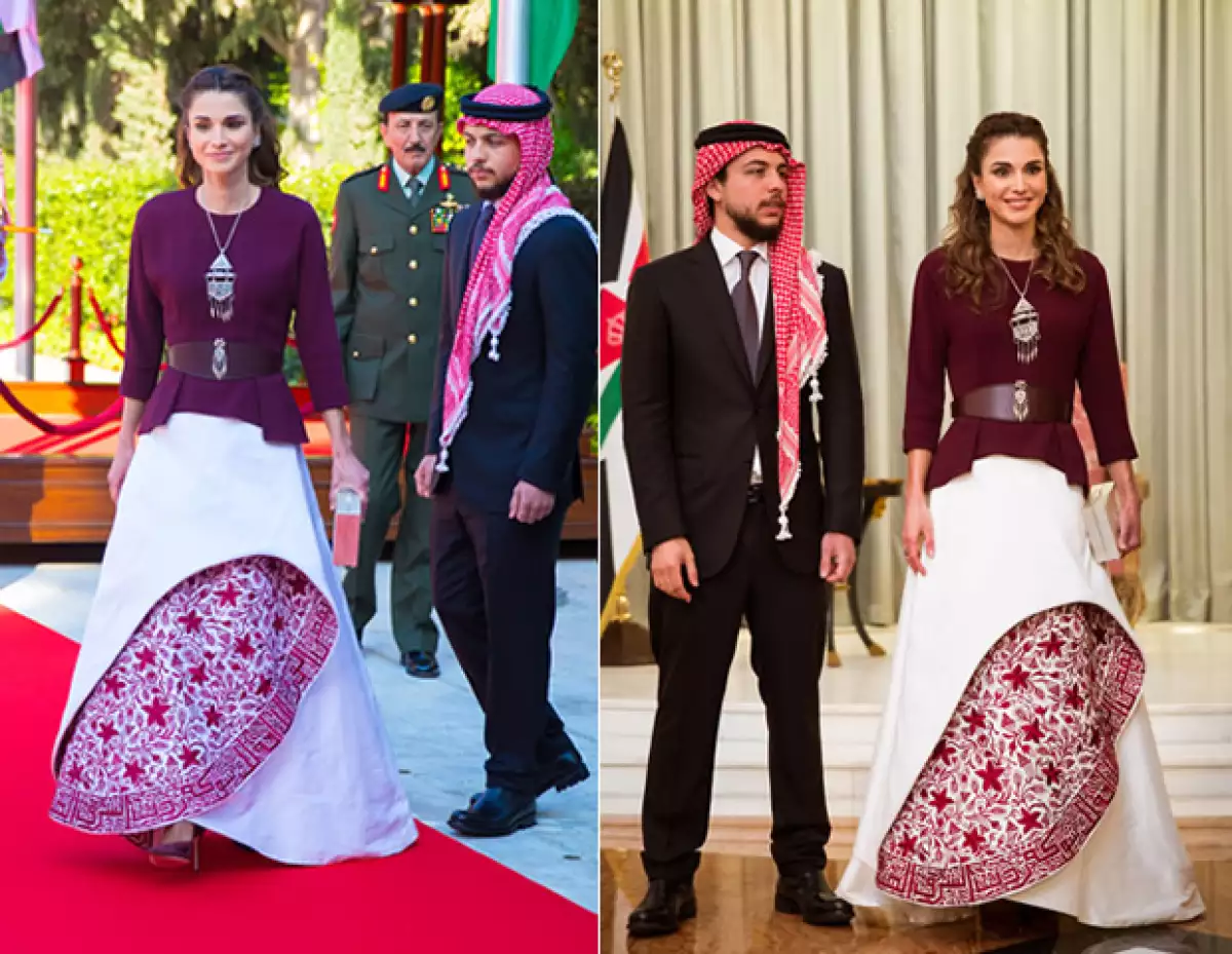 Siendo siempre un ejemplo de estilo, Rania impactó con su atendo.