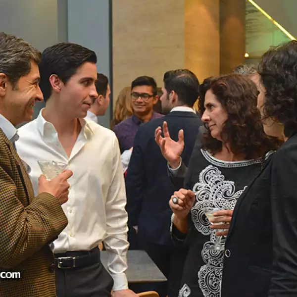 Javier de España, Roberto Quiroz, Isabel de España y Cristina Betancourt