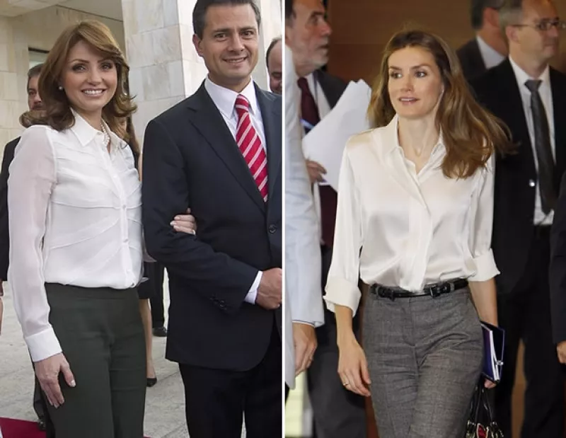 La primera dama de México ha ido separándose poco a poco de su look del pasado, y parece ser que la esposa del príncipe Felipe le ha servido como ejemplo.