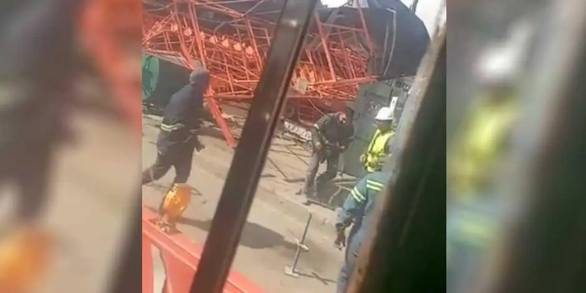 Usuarios de redes sociales reportaron la caída de una estructura en la zona de Línea 12.