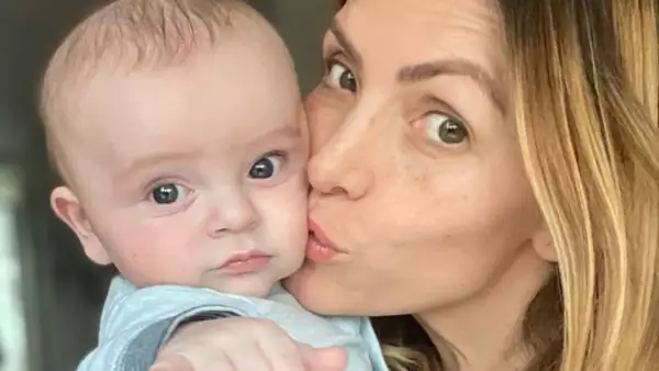 Erika Zaba y su hijo Emiliano.