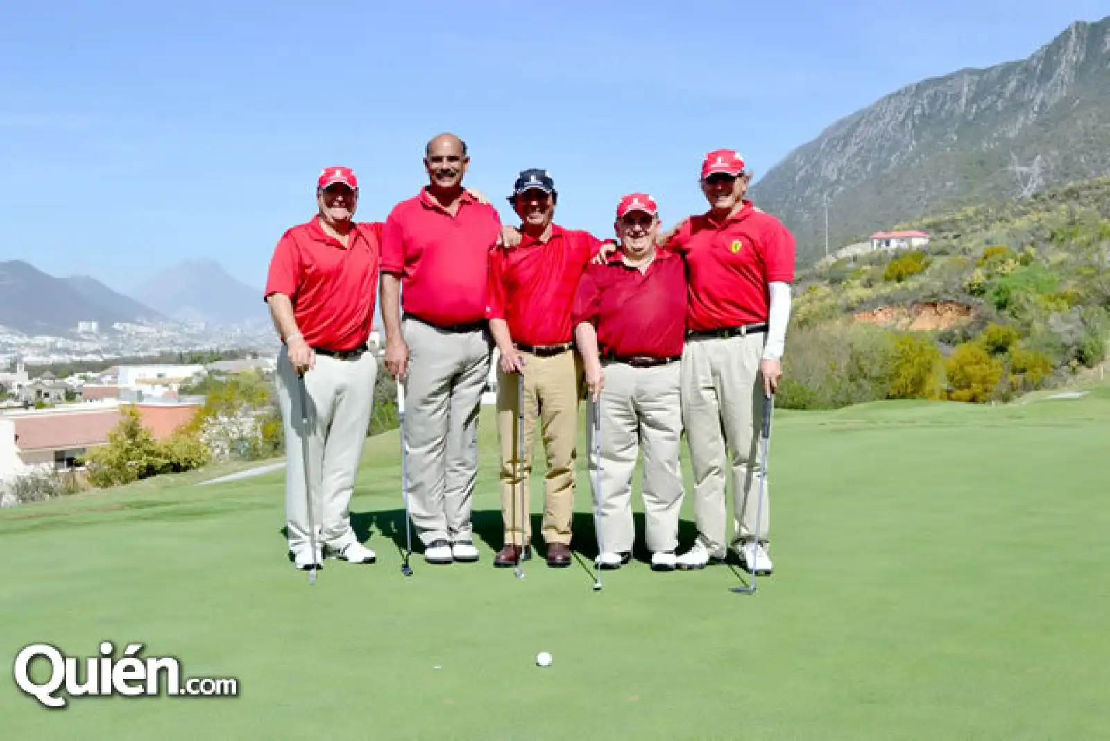 Emilio Porte, José Luis Samar, Alfonso Domene, José Adrián González y Raúl Hinojosa
