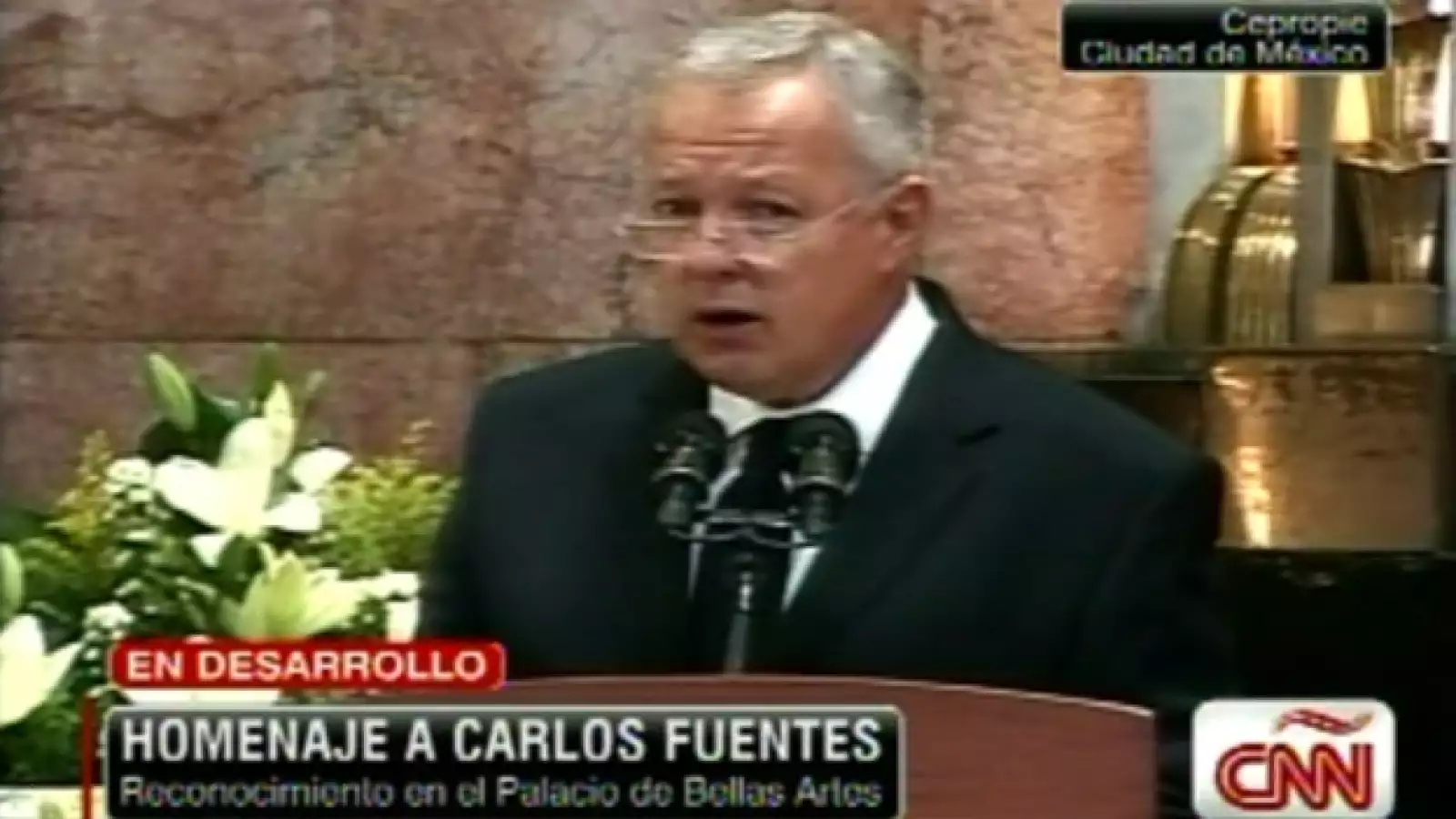 homenaje bellas artes carlos fuentes