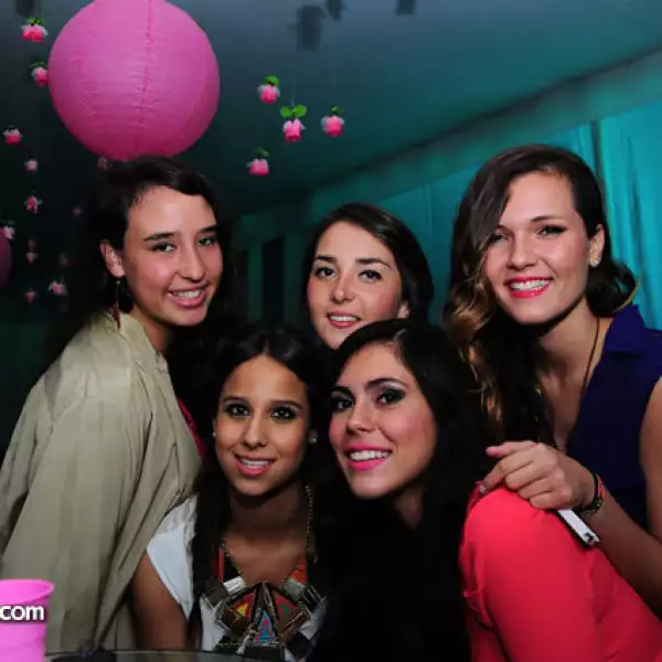 Sophia Fernández, Valeria Valdés, Pamela Salinas, Ale Arizti y Angélica Ballesteros