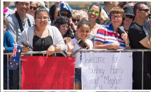 Niña parecida a Meghan, Melbourne, 2018
