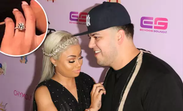 El anillo de compromiso de Blac Chyna tiene un costo estimado de 325 mil dólares.