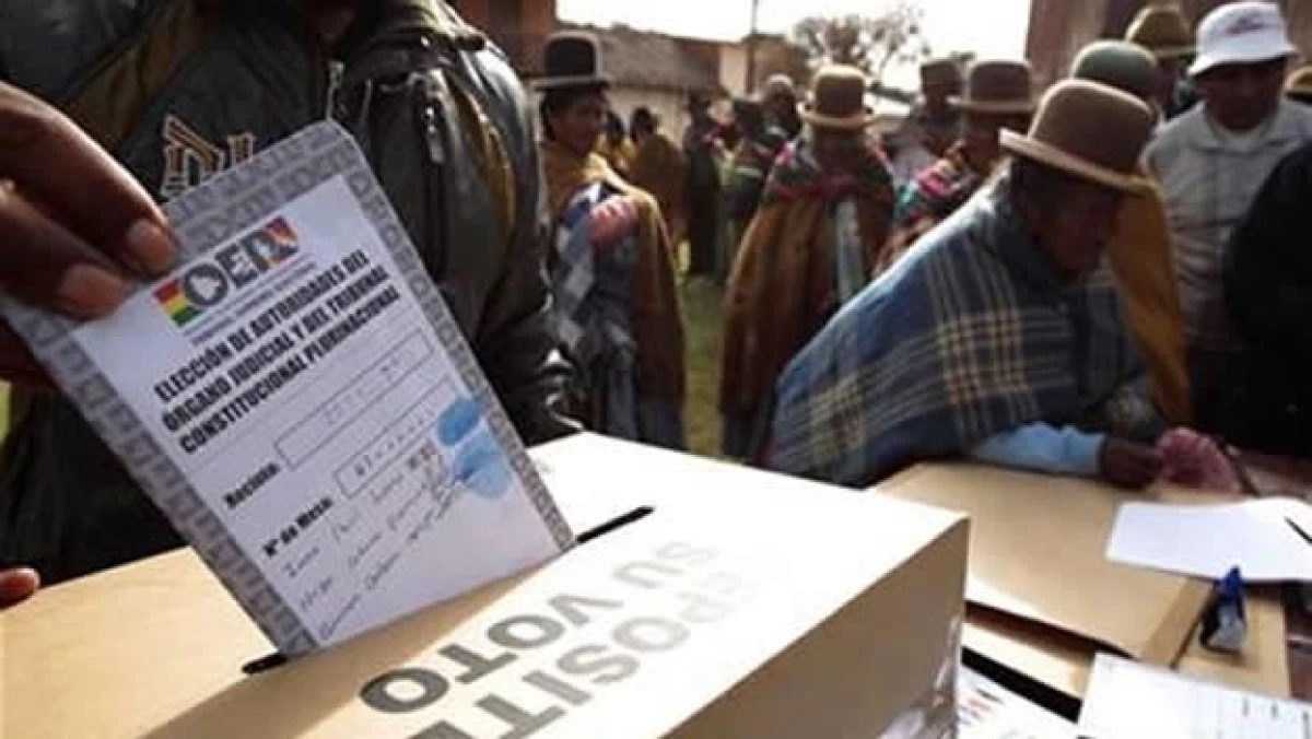 Bolivia - elecciones judiciales