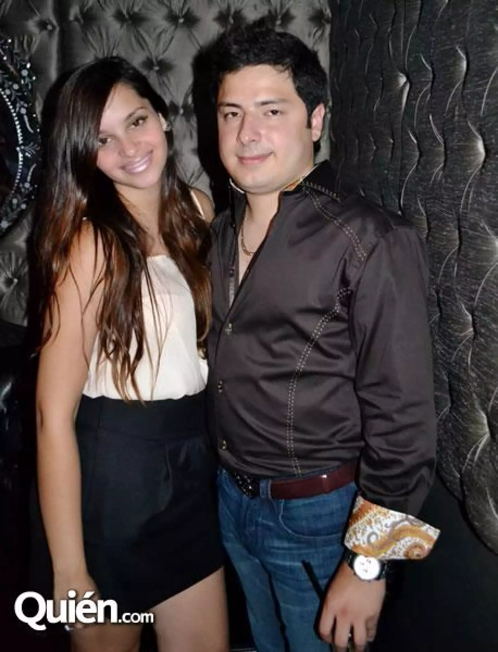 Andrea Saldívar y Gerardo Peña