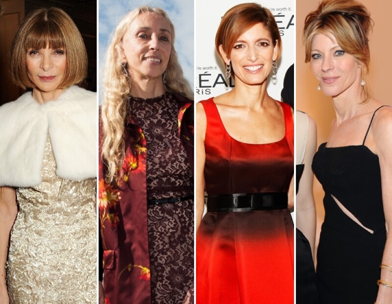 Wintour, Sozzani, Leive y Myers.