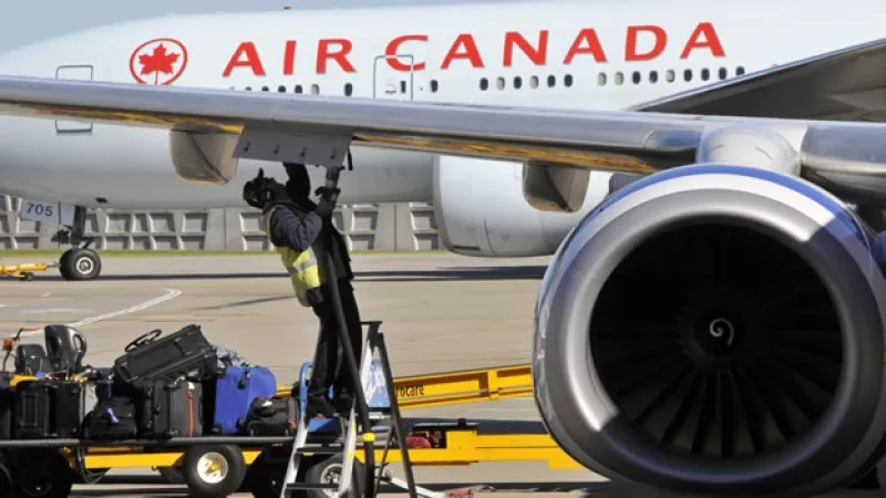 aerolínea air canada avion vuelos