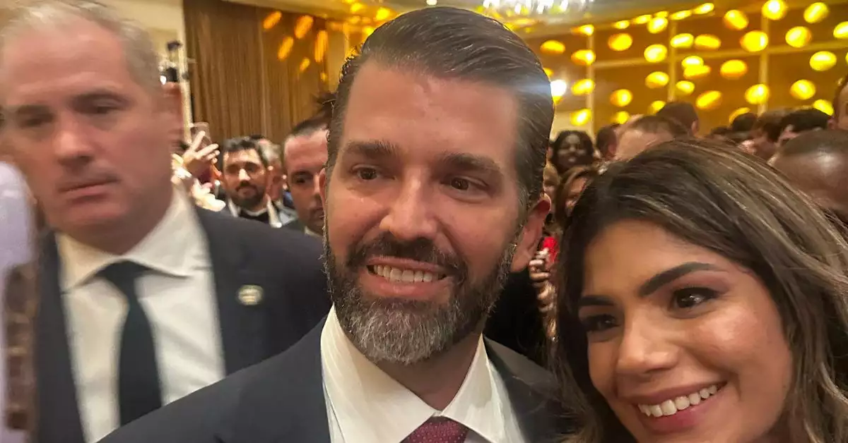 Donald Trump Jr. previo a la toma de protesta de su padre: “Está bien ser macho" 
