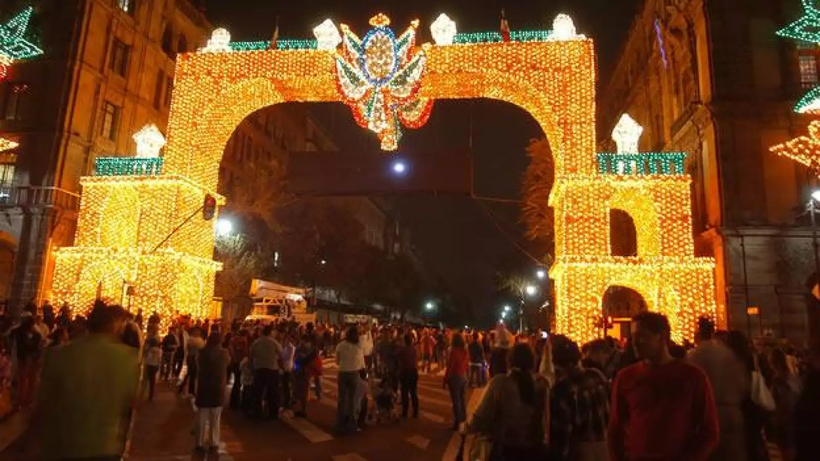 iluminación Zócalo