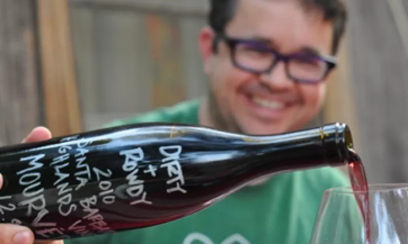 Hardy Wallace tomó mucho riesgo en la fabricación de su vino, pero ha tenido éxito. (Foto: Cortesía de Fortune)