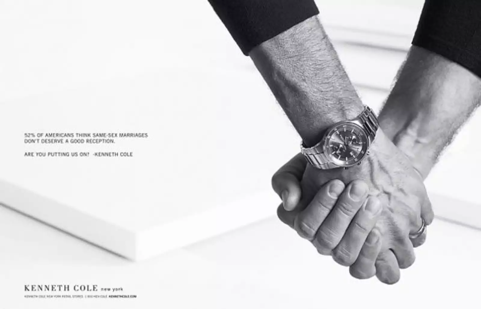 Kenneth Cole se ha dedicado a hablar fuerte y claro sobre los derechos de los homosexuales.