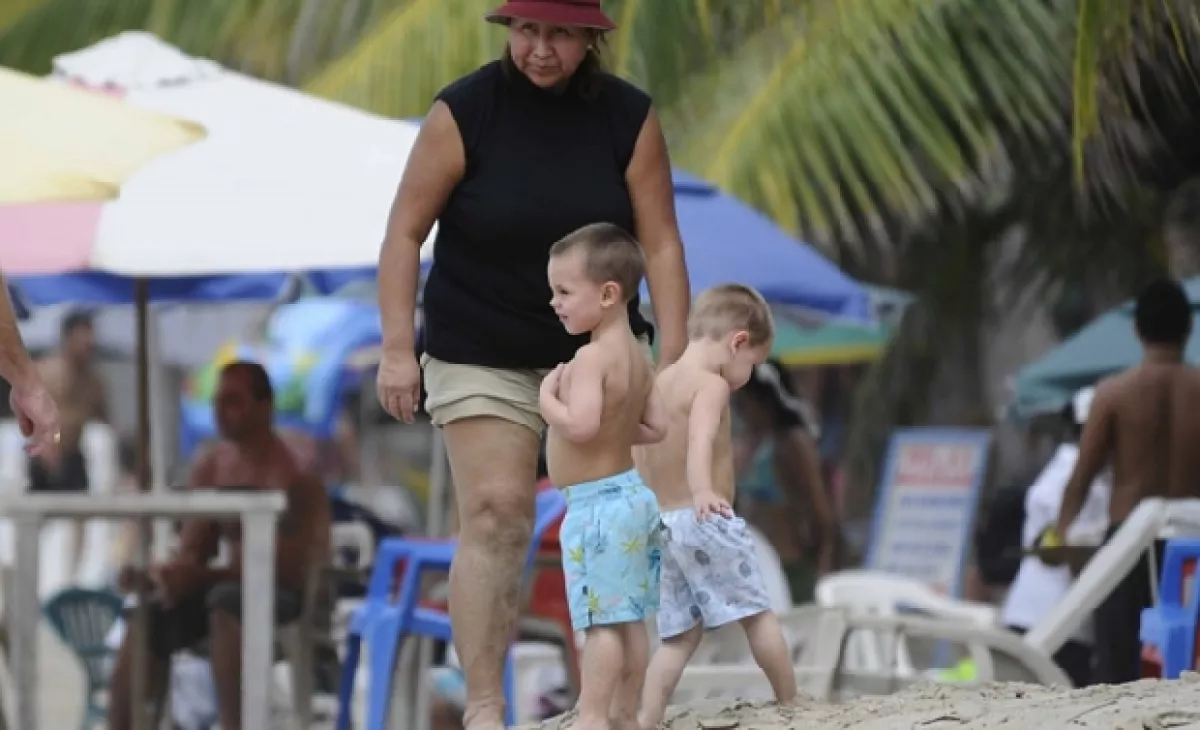 Sean Preston y Jayden James tiene una nana quien los cuida todo el tiempo.