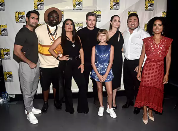 El elenco de la nueva película 'The Eternals'.