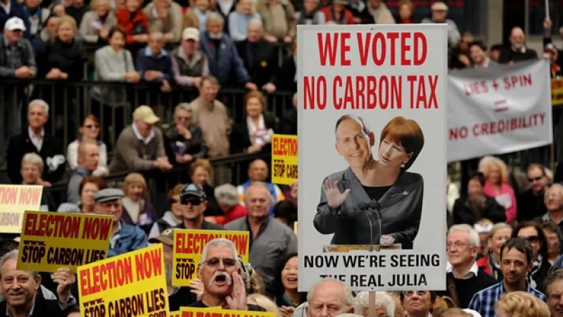 Protestas carbono Australia 