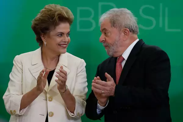 Brazil's former president, Luiz Inacio Lula da Silva, is sworn in as the new chief of staff for embattled President Dilma Rousseff