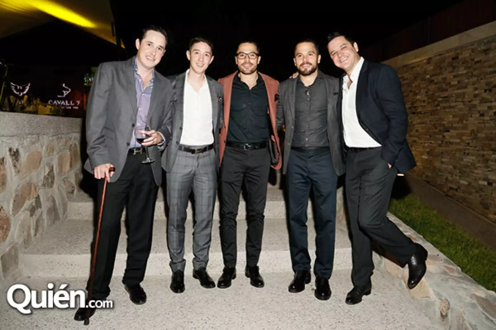 Reyes Cadena, Tedy Martínez, Manuel Cruz, Víctor Cruz y Carlos Cadena