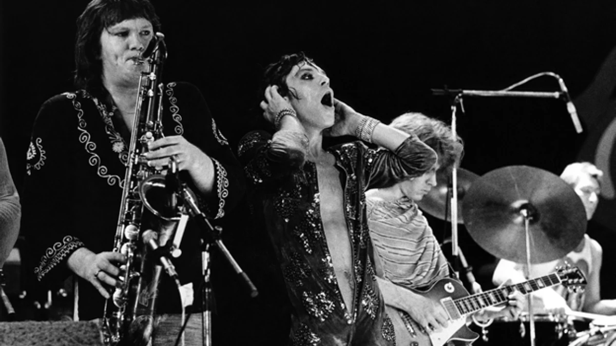 Bobby Keys y Mick Jagger