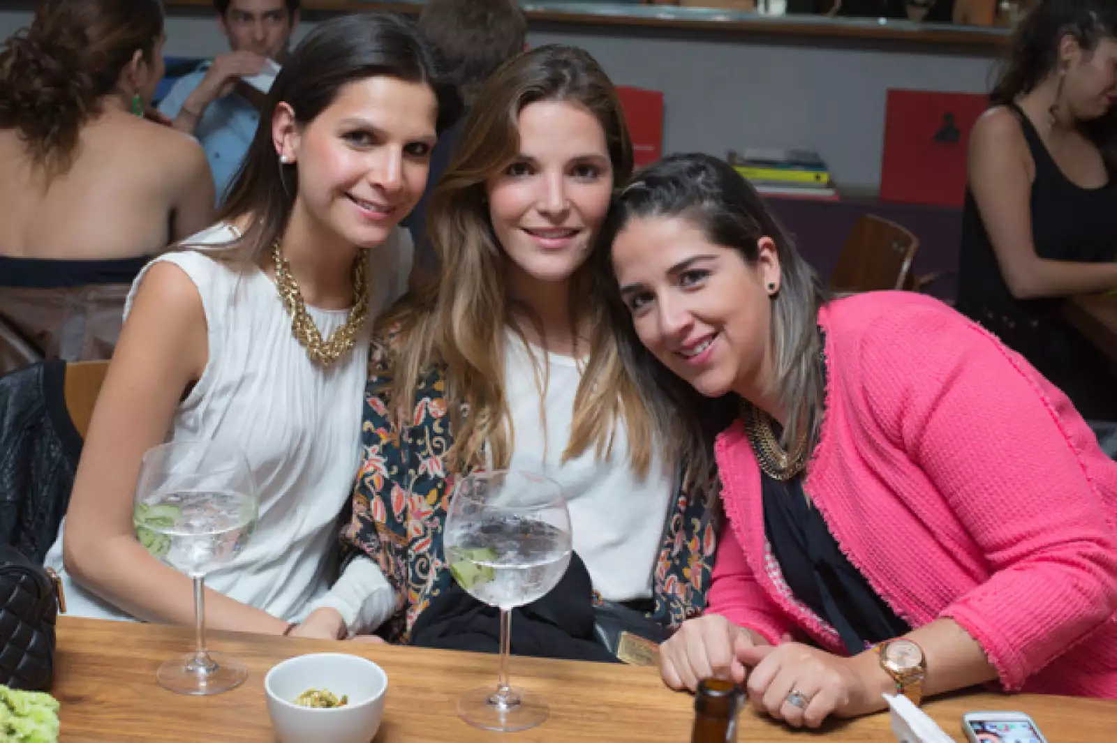Daniela Betancourt, Sofía Díaz Mirón y Amalia Aguilar