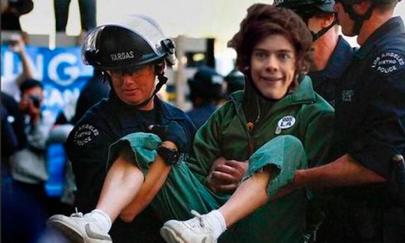 Los fans hicieron creer al mundo que Harry había sido detenido por la policía.
