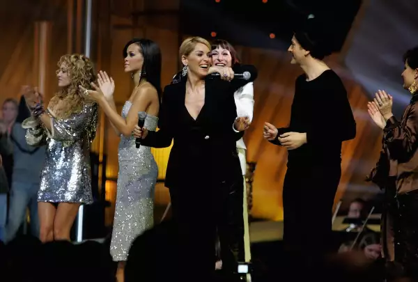 Paulina Rubio en el concierto del Premio Nobel en 2006