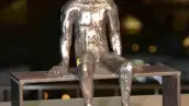 El trofeo entregado a Miguel Ortiz Monasterio.