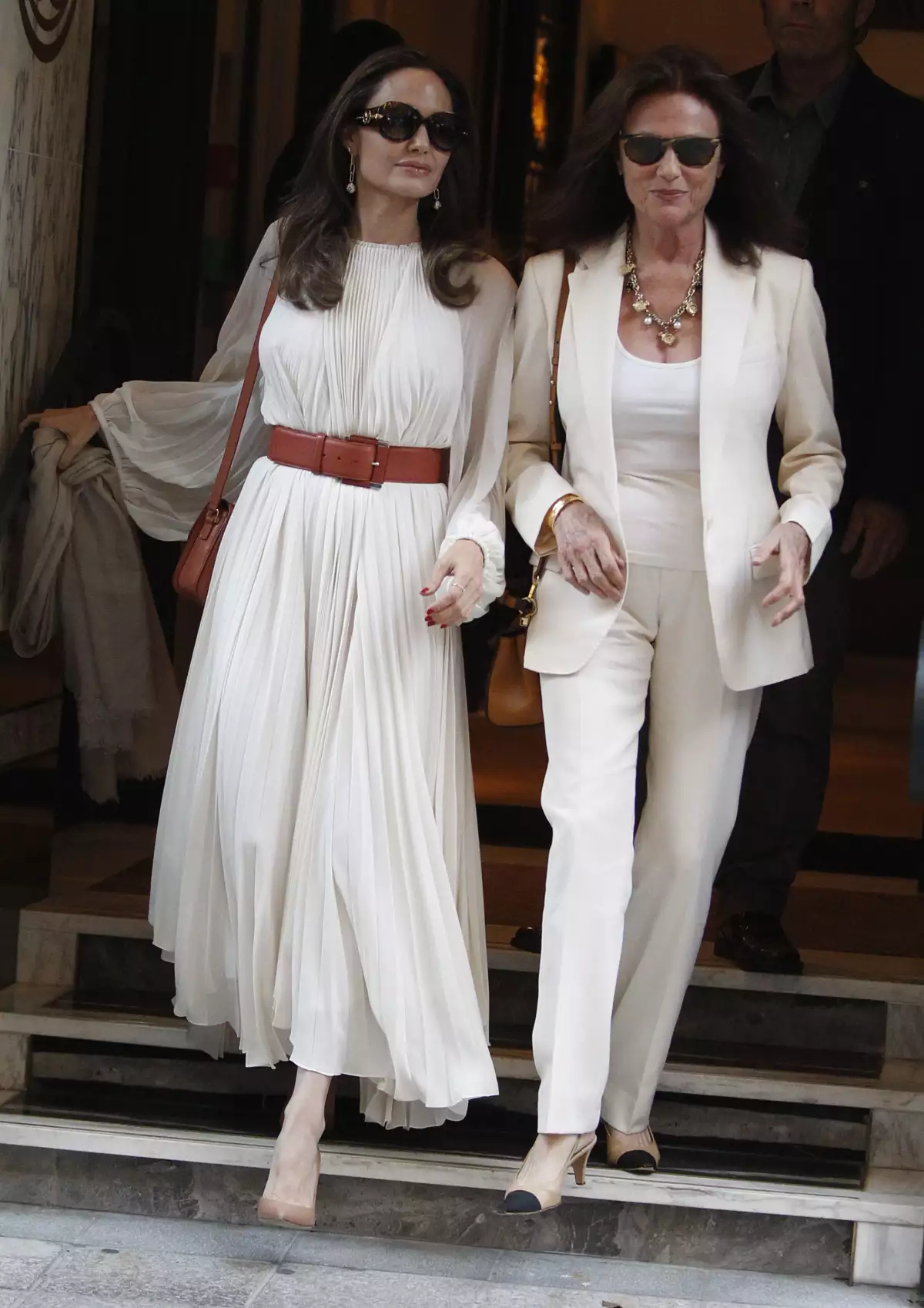 Angelina Jolie y Jacqueline Bisset