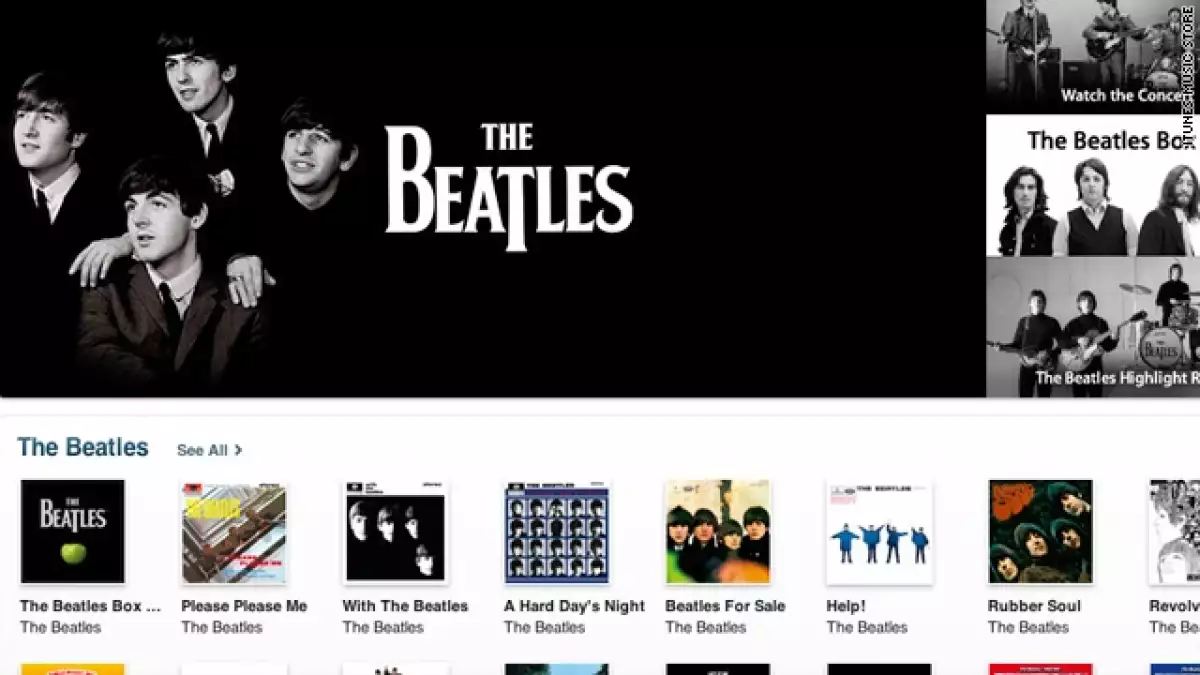 beatles itunes