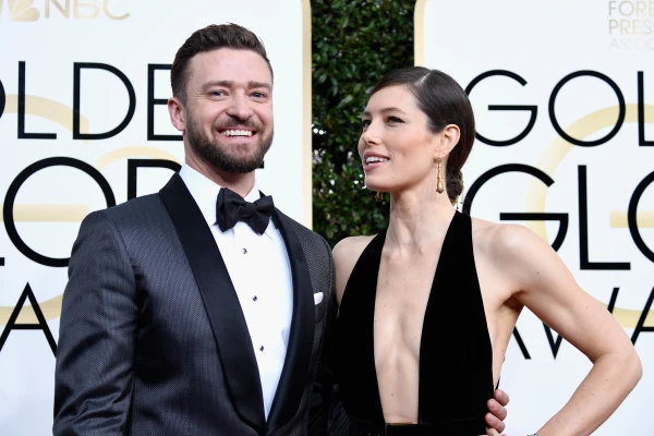 Justin y Jessica en los Golden Globes 2017
