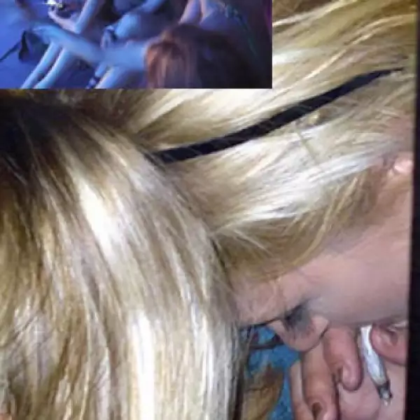 Paris Hilton estaba en Coachella, poco antes de ser metida a la cárcel, cuando fumaba este cigarrillo en el backstage con sus amigas.