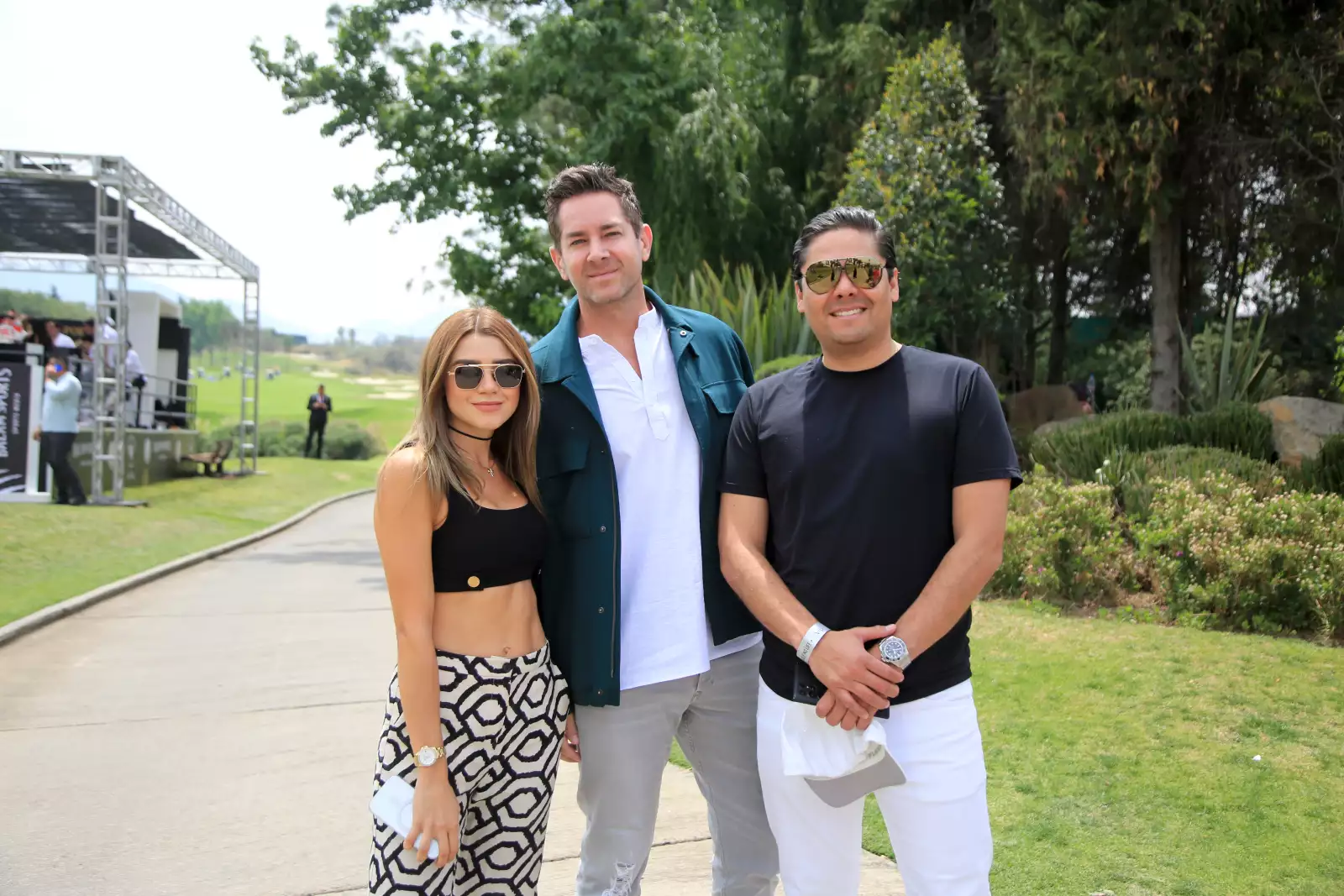 Helena Rodríguez, Chad Dee y Ramon Cuevas 