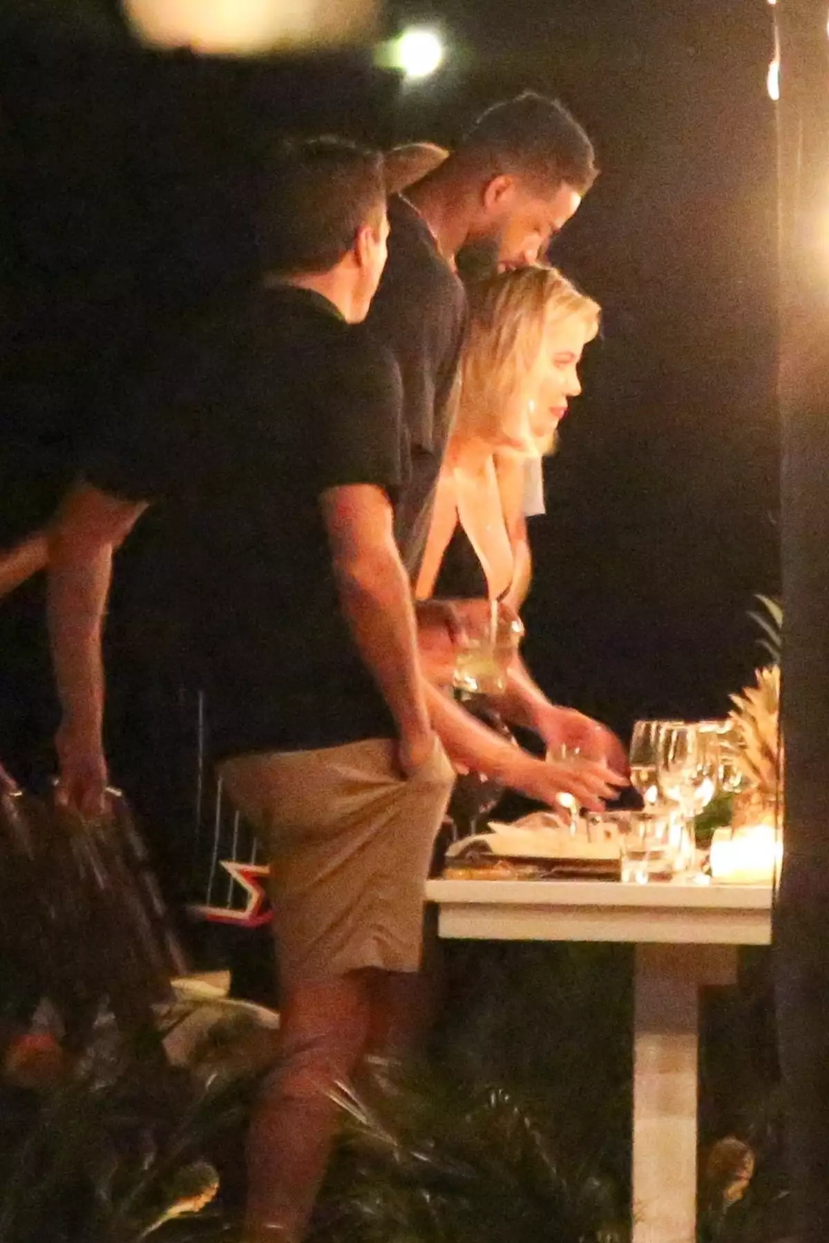 La romántica cena a la que asistieron Khloé y Tristan 