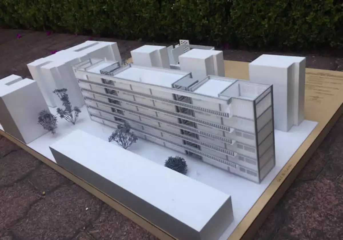 multifamiliar tlalpan maqueta reconstruccion