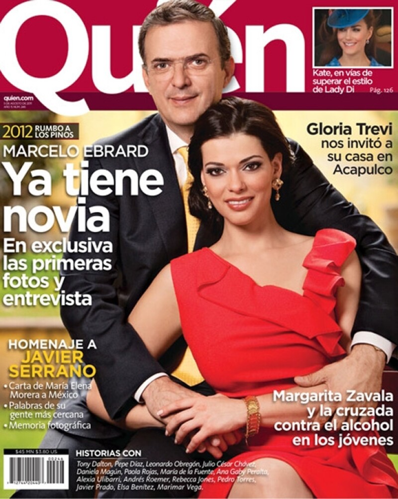 Así posó la pareja para la revista Quién.