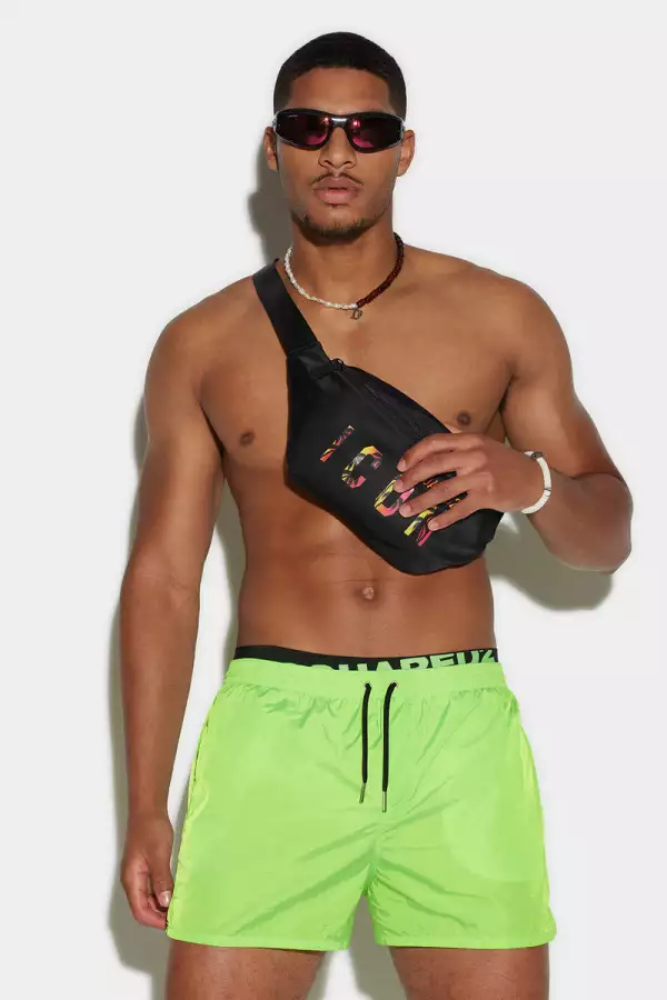 Traje de baño verde DSquared2