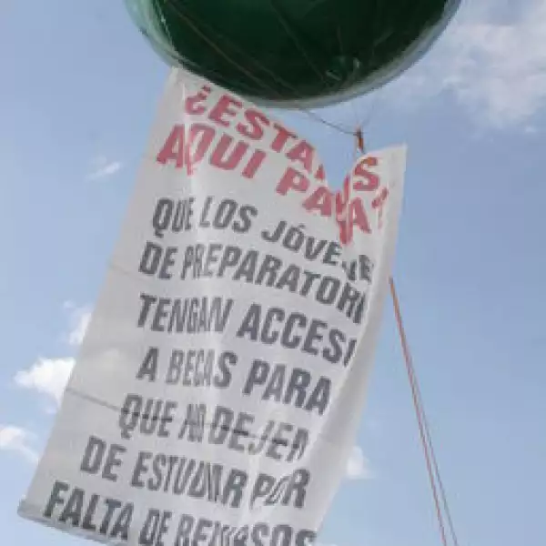 Globo aerostático del Partido Verde Ecologista de México