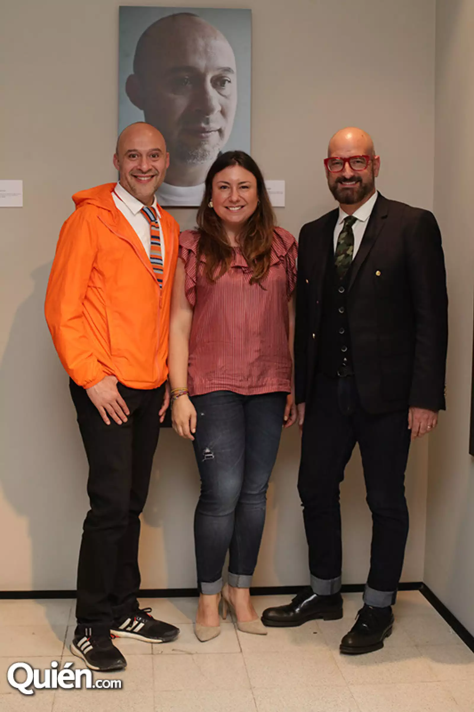 Alfredo Flores,Elizabeth Gómez y Germán Velasco